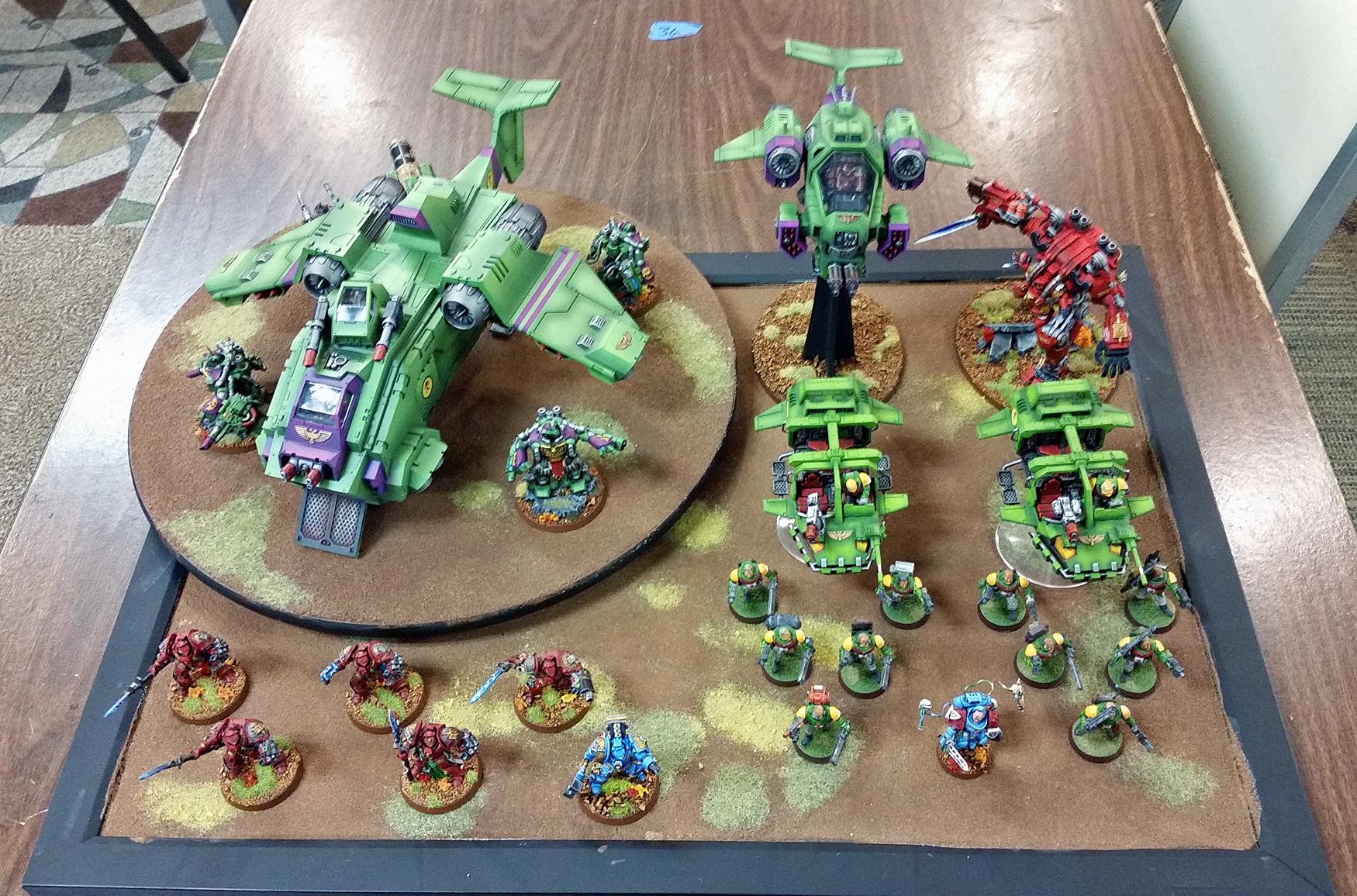 Display Board, Warhammer 40,000 Elcheapo display board. Gallery